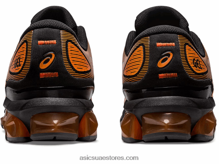Asics أسود / habanero جل الكم 360 السابع 2N24DJ615