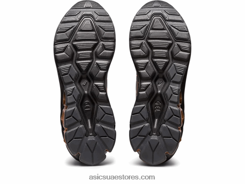 Asics الرمادي الصلب / habanero هلام الكم 90 رابعا 2N24DJ128