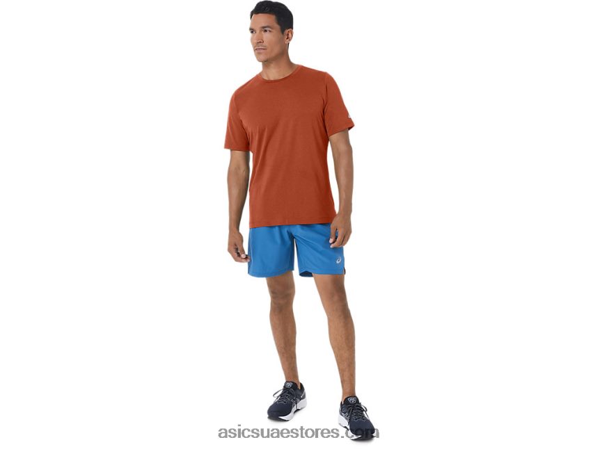 Asics هيذر لاتيه سبايس قميص رجالي بأكمام قصيرة من hthr tech 2N24DJ163