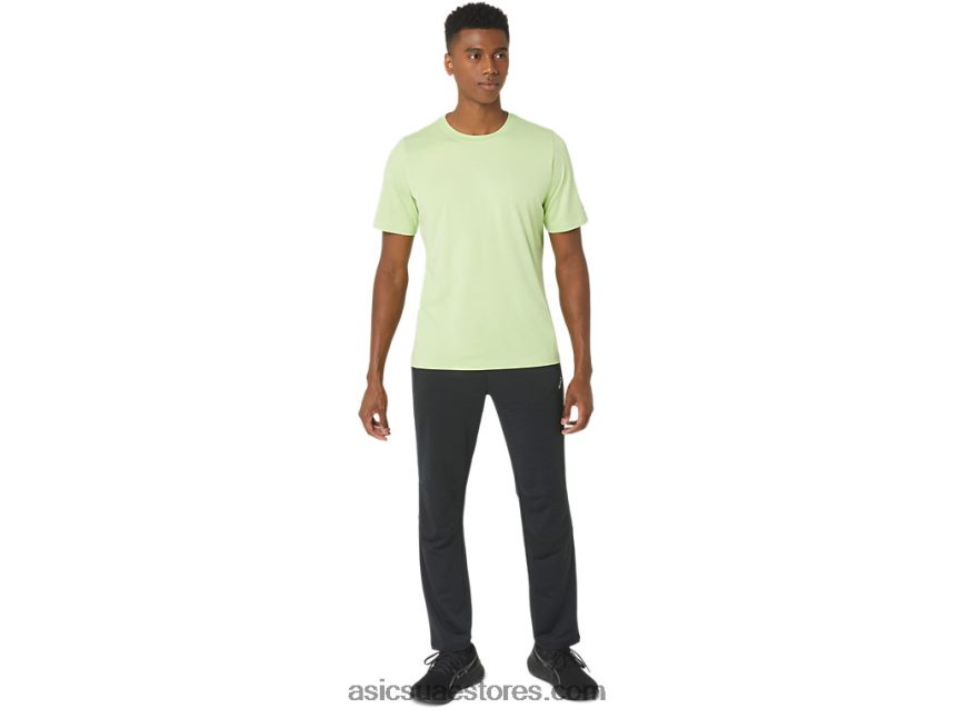 Asics هيذر الجير الأخضر قميص رجالي بأكمام قصيرة من hthr tech 2N24DJ16