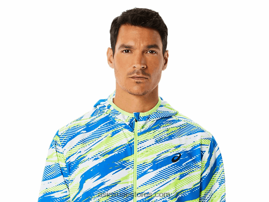 Asics الخطر الأخضر سترة جاهزة للرجال lam 2N24DJ1343