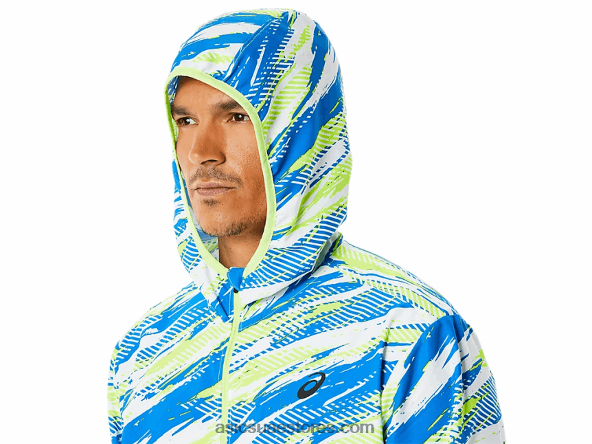 Asics الخطر الأخضر سترة جاهزة للرجال lam 2N24DJ1343