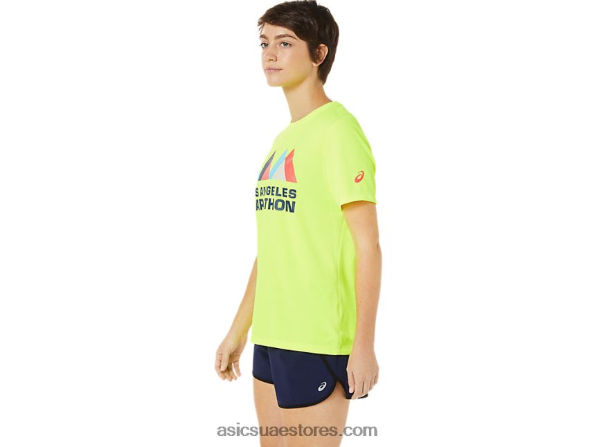Asics السلامة الصفراء المرأة lam جاهزة مجموعة ii قصيرة الأكمام 2N24DJ3625