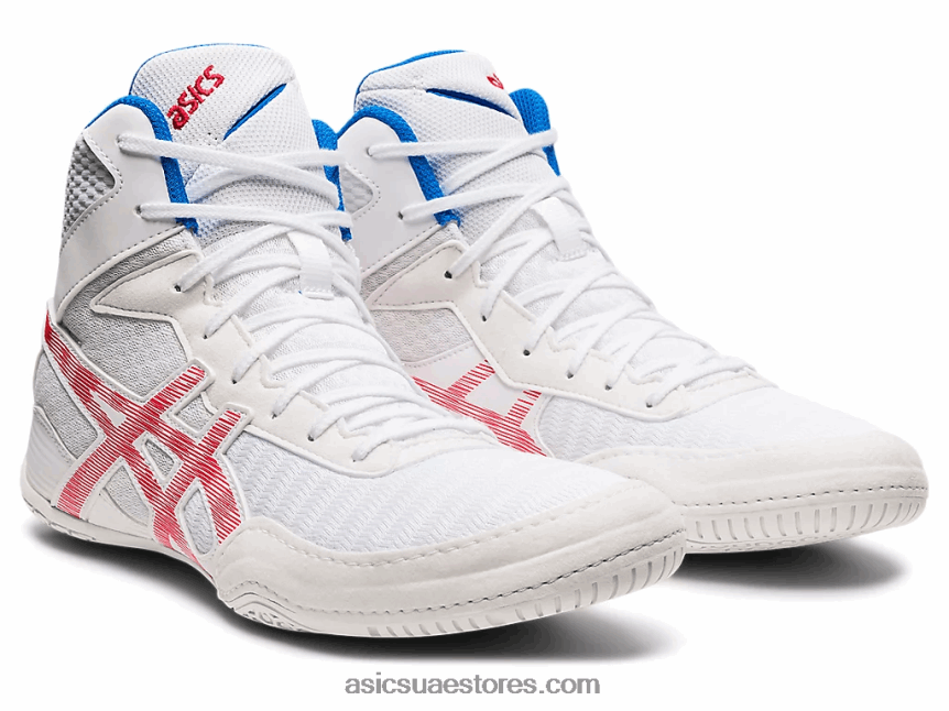 Asics أبيض / أحمر كهربائي matcontrol 2 2N24DJ1827