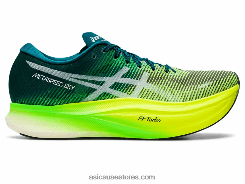 Asics صنوبر مخملي / أصفر أمان metaspeed السماء + 2N24DJ1254