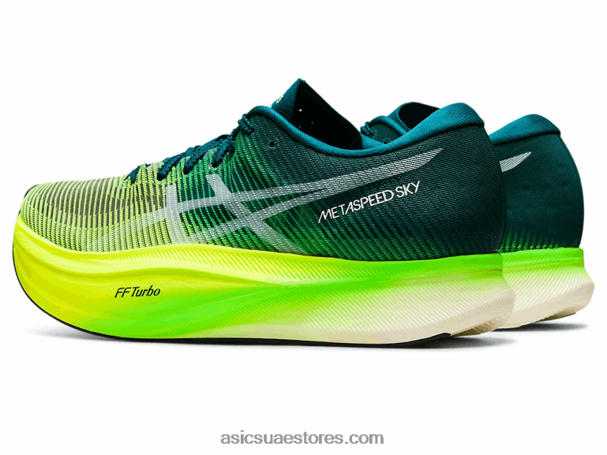 Asics صنوبر مخملي / أصفر أمان metaspeed السماء + 2N24DJ1254
