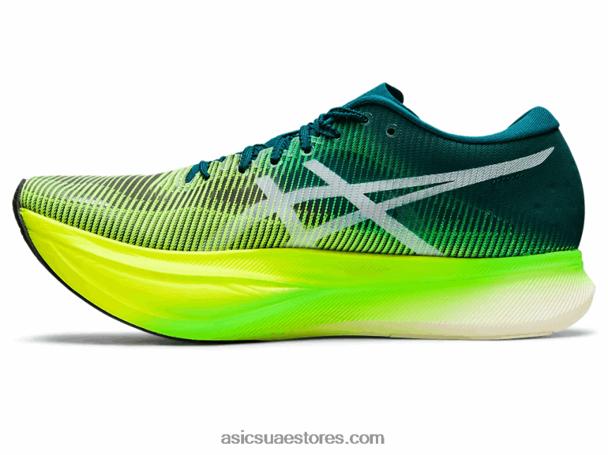 Asics صنوبر مخملي / أصفر أمان metaspeed السماء + 2N24DJ1254