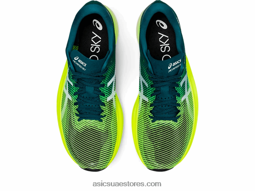 Asics صنوبر مخملي / أصفر أمان metaspeed السماء + 2N24DJ1254