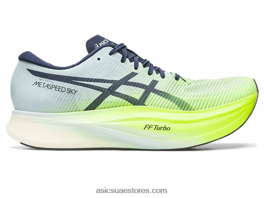 Asics خطر أخضر / السماء metaspeed السماء + 2N24DJ151