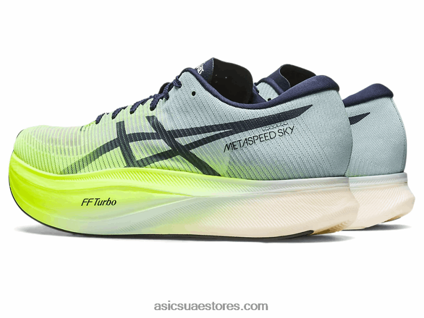 Asics خطر أخضر / السماء metaspeed السماء + 2N24DJ151
