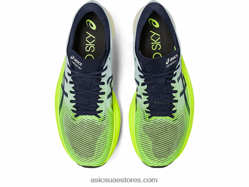 Asics خطر أخضر / السماء metaspeed السماء + 2N24DJ151