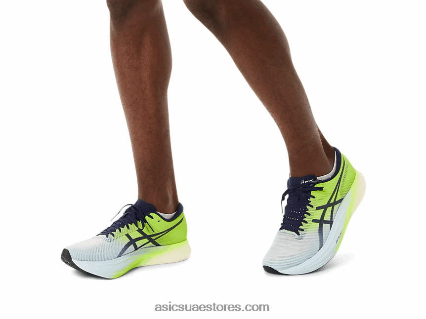 Asics خطر أخضر / السماء metaspeed السماء + 2N24DJ151