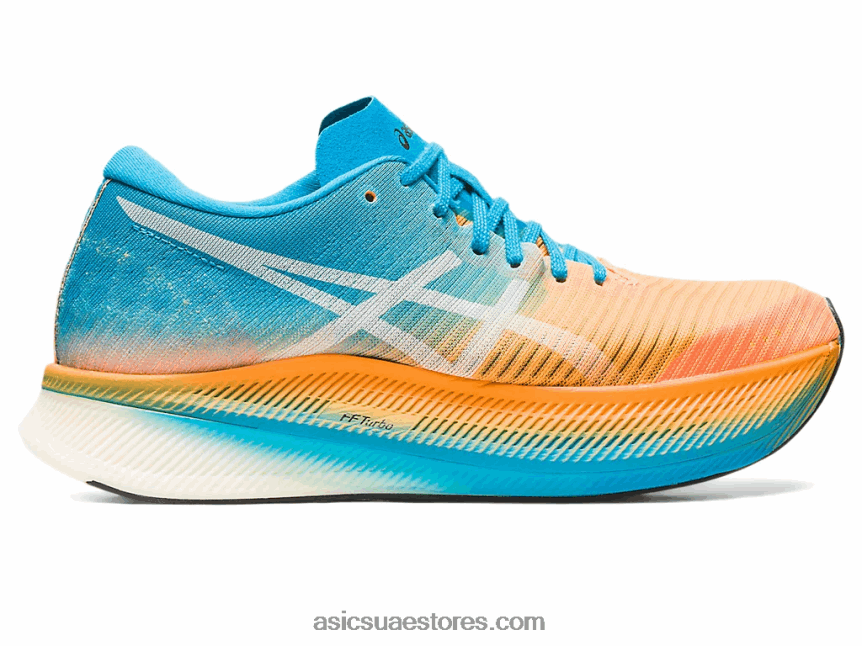 Asics البرتقالي البوب ​​/ الجزيرة الزرقاء metaspeed السماء 2N24DJ2633