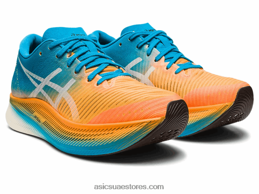Asics البرتقالي البوب ​​/ الجزيرة الزرقاء metaspeed السماء 2N24DJ2633