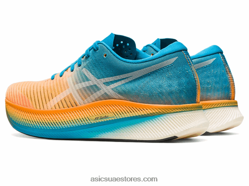 Asics البرتقالي البوب ​​/ الجزيرة الزرقاء metaspeed السماء 2N24DJ2633