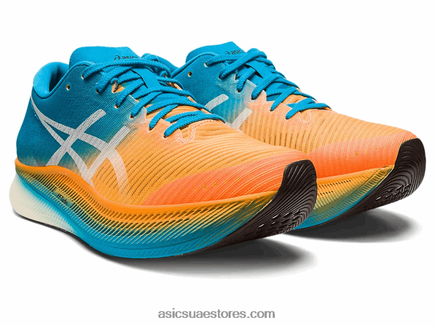 Asics البرتقالي البوب ​​/ الجزيرة الزرقاء metaspeed السماء 2N24DJ281
