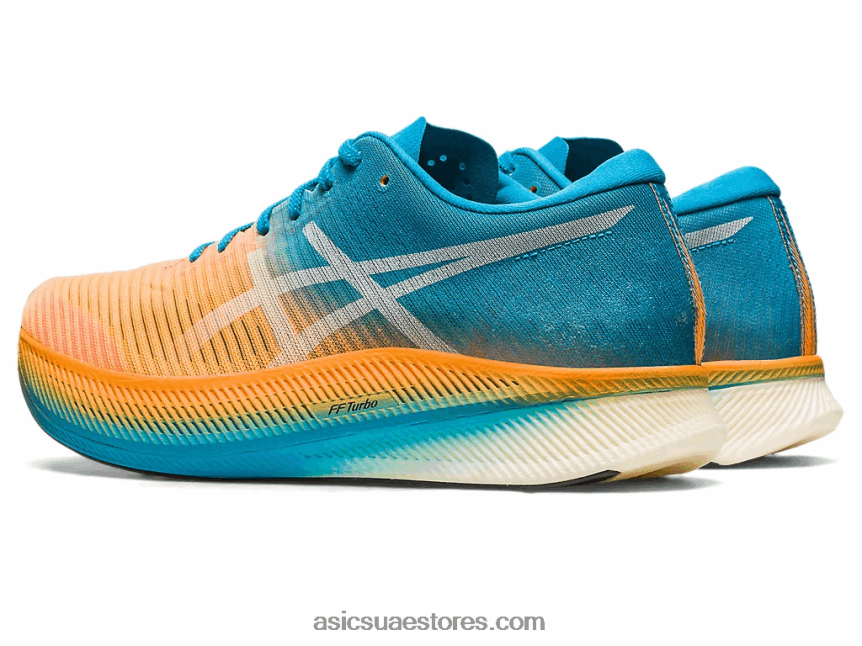 Asics البرتقالي البوب ​​/ الجزيرة الزرقاء metaspeed السماء 2N24DJ281