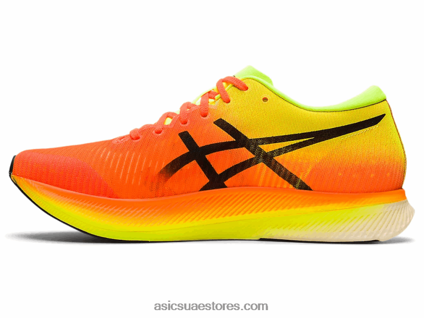 Asics مروعة برتقالي / أسود حافة metaspeed 2N24DJ2845