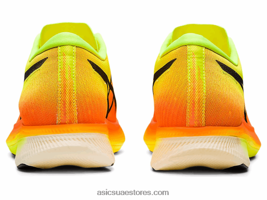 Asics مروعة برتقالي / أسود حافة metaspeed 2N24DJ2845