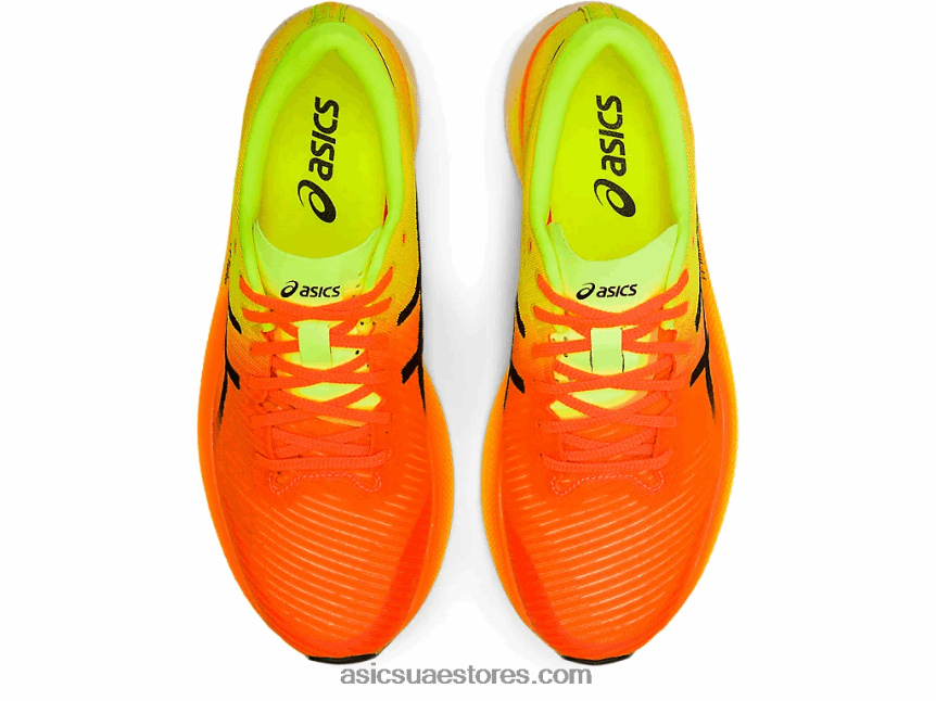 Asics مروعة برتقالي / أسود حافة metaspeed 2N24DJ2845