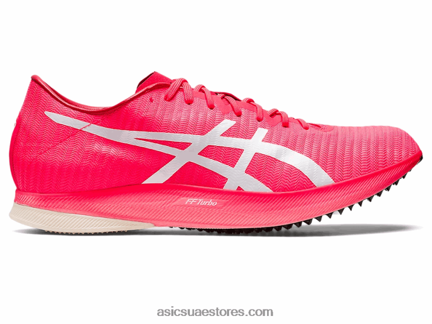 Asics المغنية الوردي / الأبيض metaspeed لد 2N24DJ309