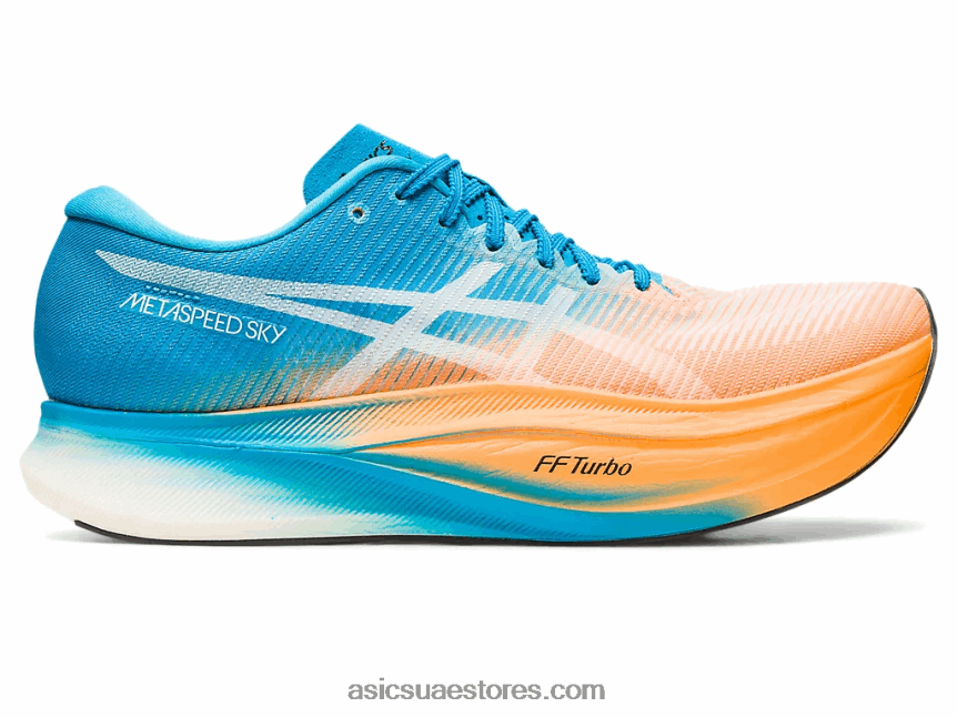 Asics البرتقالي البوب ​​/ الجزيرة الزرقاء metaspeed السماء + 2N24DJ586