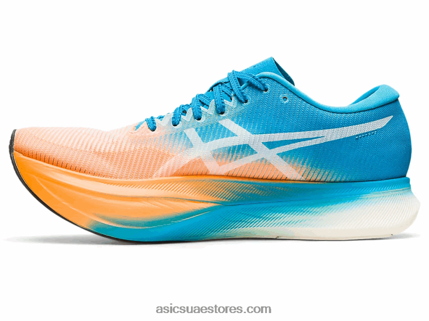 Asics البرتقالي البوب ​​/ الجزيرة الزرقاء metaspeed السماء + 2N24DJ586