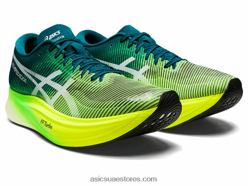 Asics صنوبر مخملي / أصفر أمان metaspeed edge + 2N24DJ1253