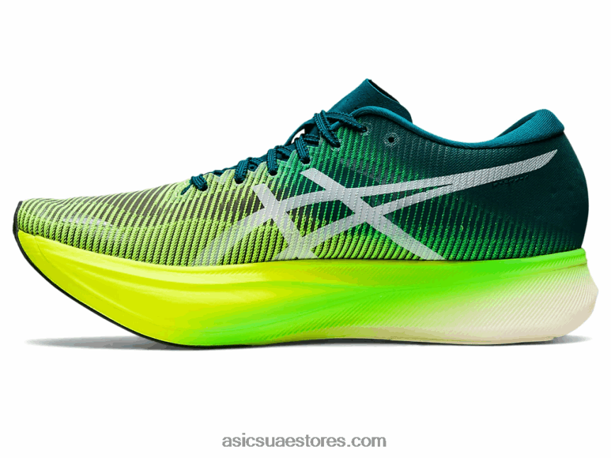 Asics صنوبر مخملي / أصفر أمان metaspeed edge + 2N24DJ1253