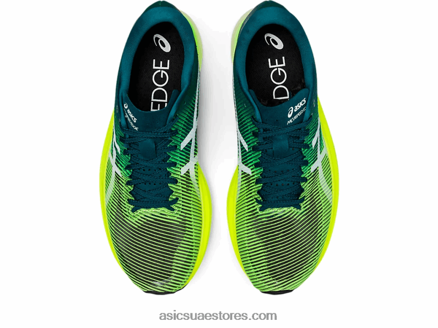 Asics صنوبر مخملي / أصفر أمان metaspeed edge + 2N24DJ1253
