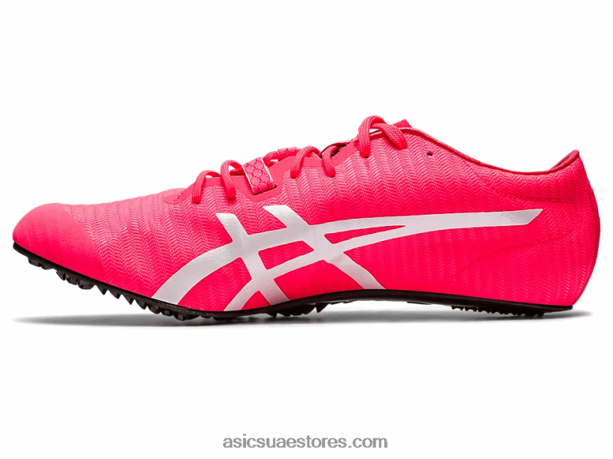 Asics المغنية الوردي / الأبيض metasprint 2N24DJ310