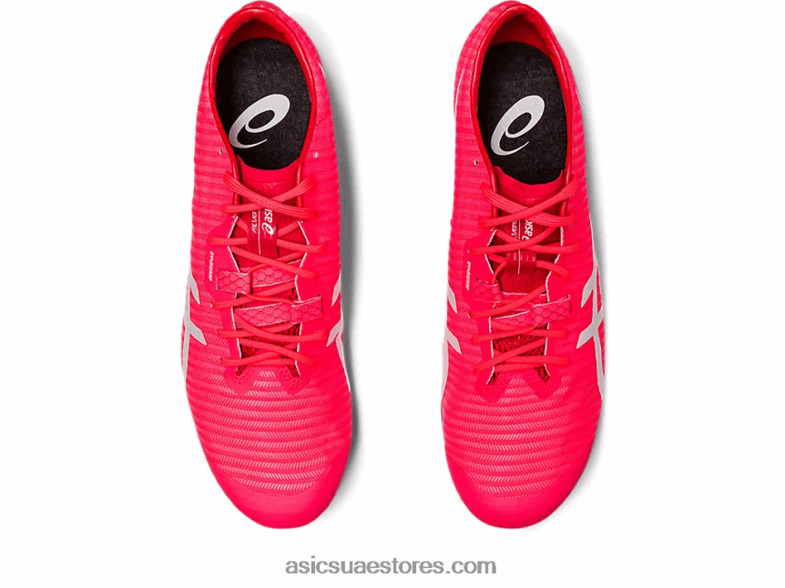 Asics المغنية الوردي / الأبيض metasprint 2N24DJ310