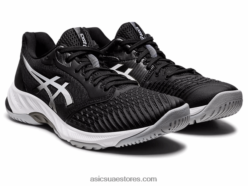 Asics أسود / أبيض netburner البالستية صص .3 2N24DJ1162