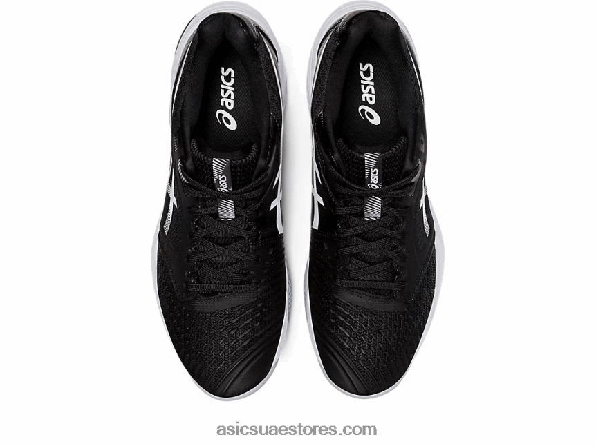 Asics أسود / أبيض netburner البالستية صص .3 2N24DJ1162