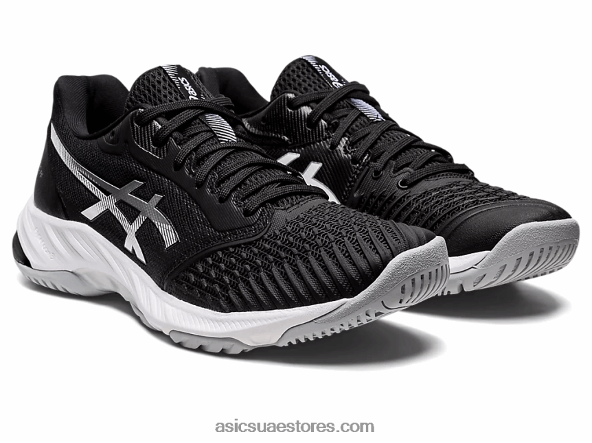 Asics أسود / فضي نقي netburner البالستية صص .3 2N24DJ3103