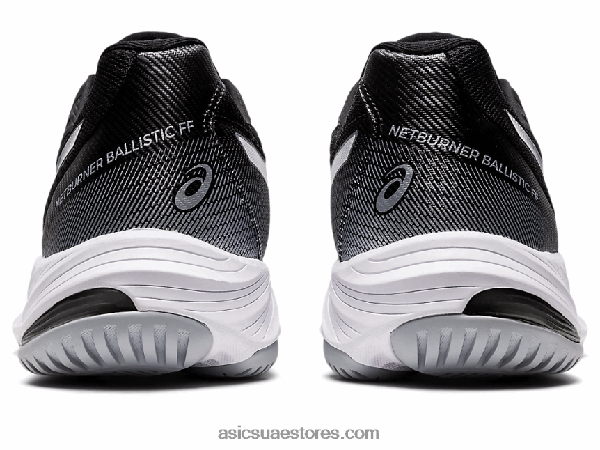 Asics أسود / فضي نقي netburner البالستية صص .3 2N24DJ3103
