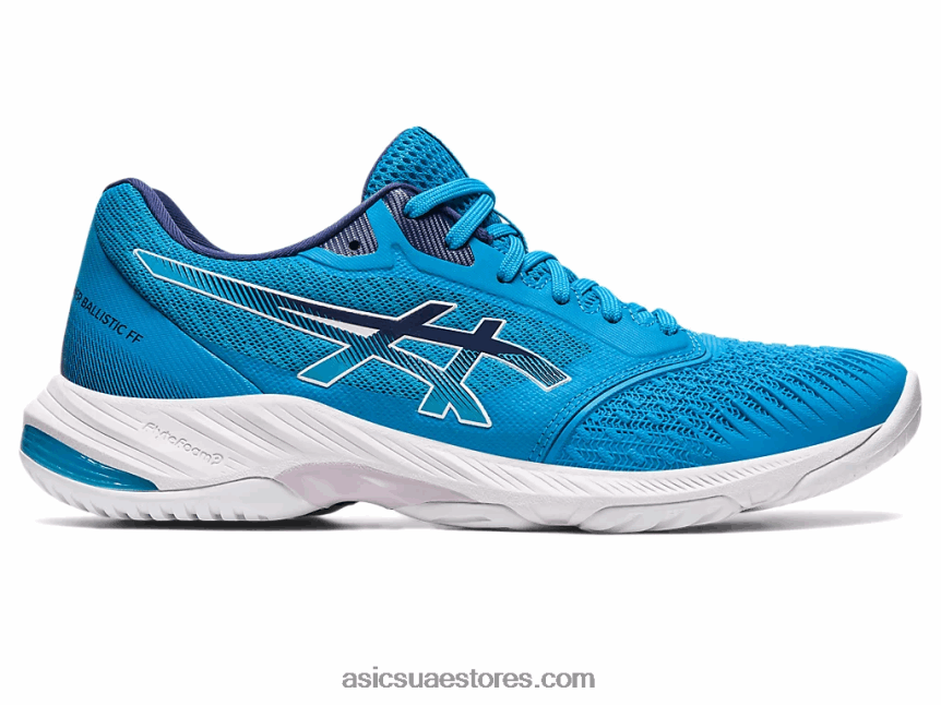 Asics أزرق الجزيرة / أزرق نيلي netburner البالستية صص .3 2N24DJ531