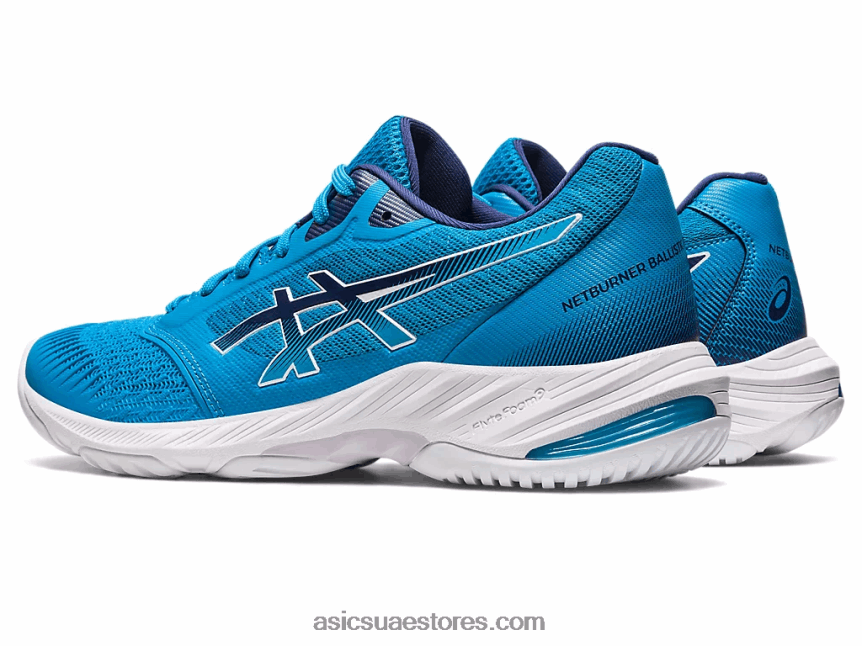 Asics أزرق الجزيرة / أزرق نيلي netburner البالستية صص .3 2N24DJ531
