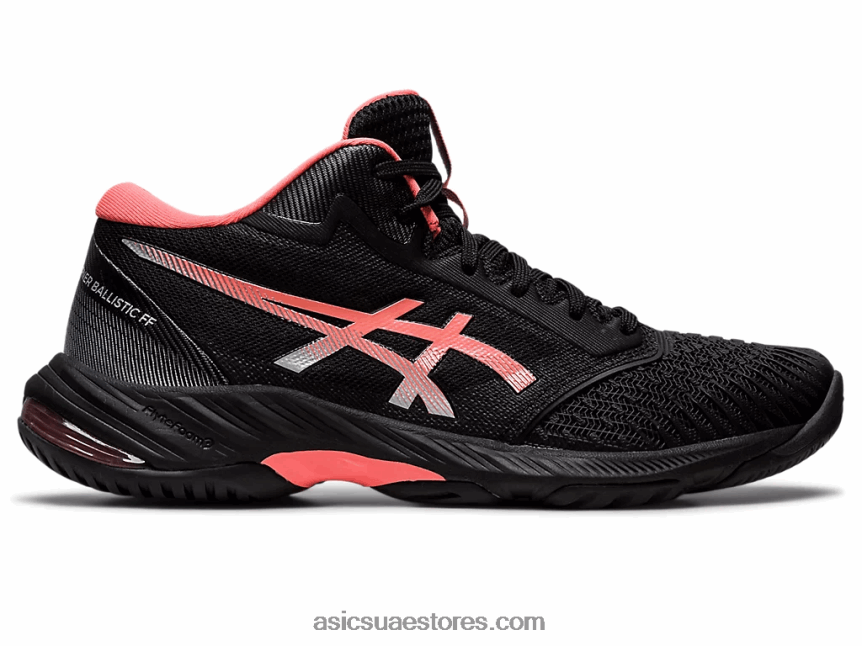 Asics أسود / بابايا netburner البالستية ff mt 3 2N24DJ2549