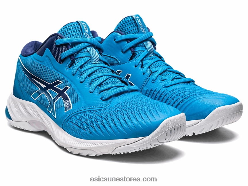 Asics أزرق الجزيرة / أزرق نيلي netburner البالستية ff mt 3 2N24DJ558