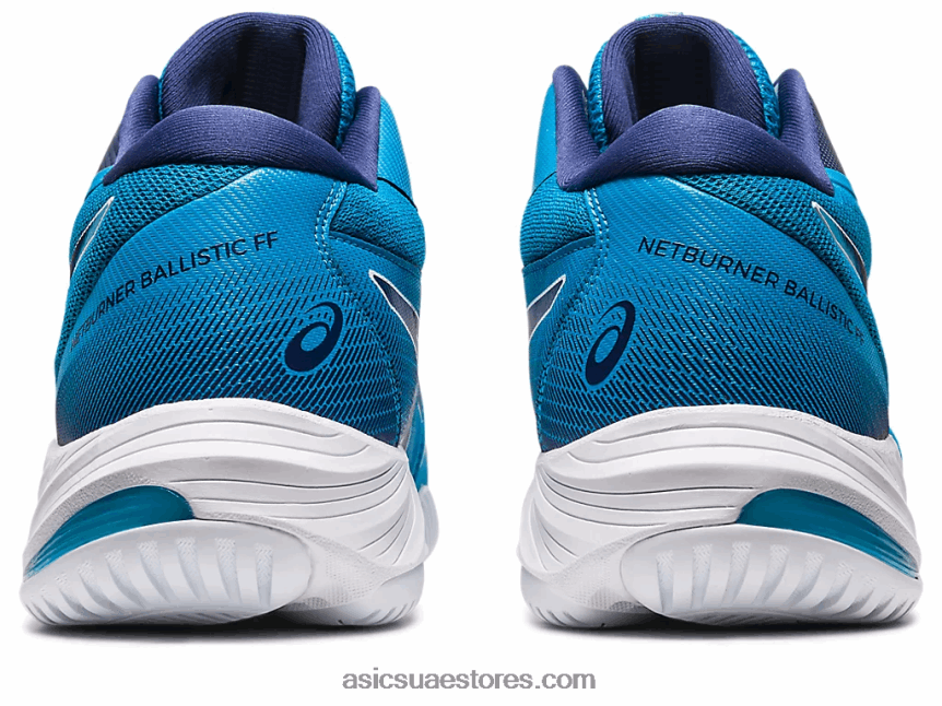 Asics أزرق الجزيرة / أزرق نيلي netburner البالستية ff mt 3 2N24DJ558