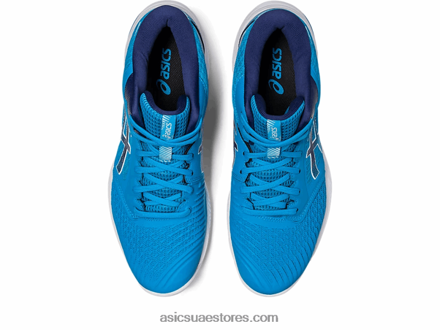 Asics أزرق الجزيرة / أزرق نيلي netburner البالستية ff mt 3 2N24DJ558