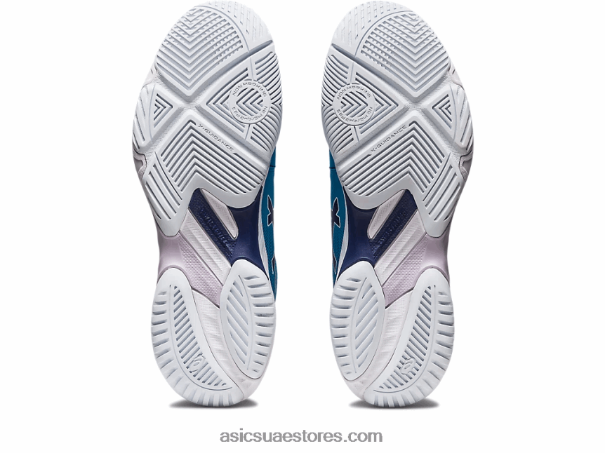 Asics أزرق الجزيرة / أزرق نيلي netburner البالستية ff mt 3 2N24DJ558