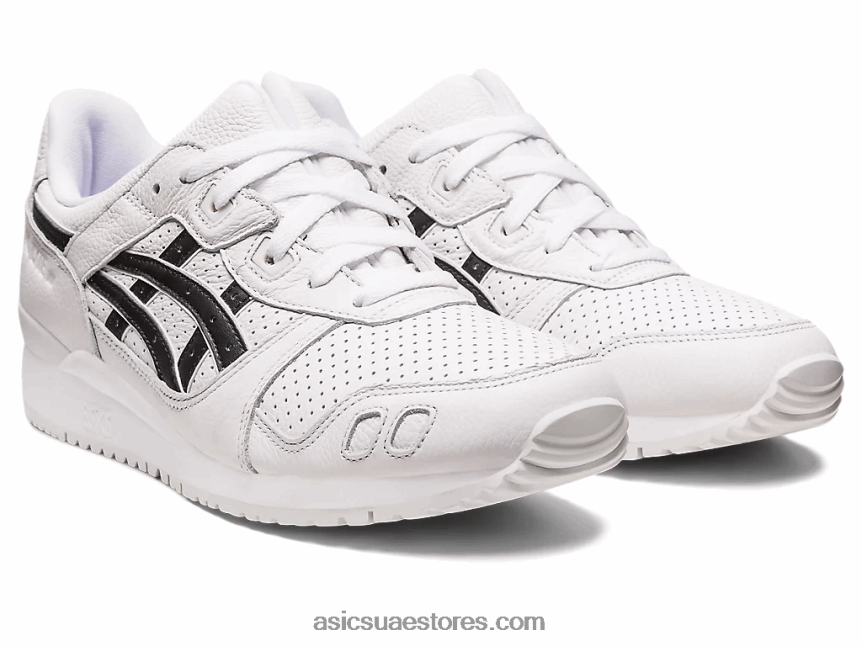 Asics أبيض أسود جل لايت الثالث og 2N24DJ1013