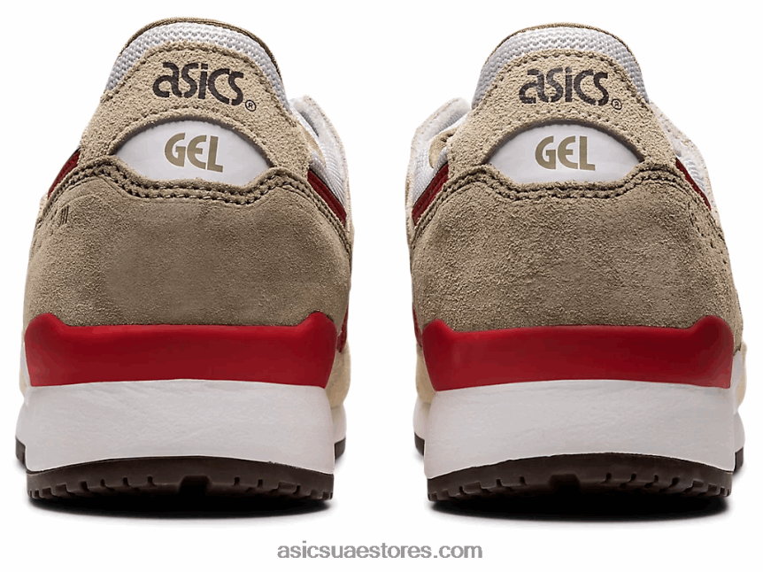 Asics تنبيه الدخان الرمادي / الأحمر جل لايت الثالث og 2N24DJ1094