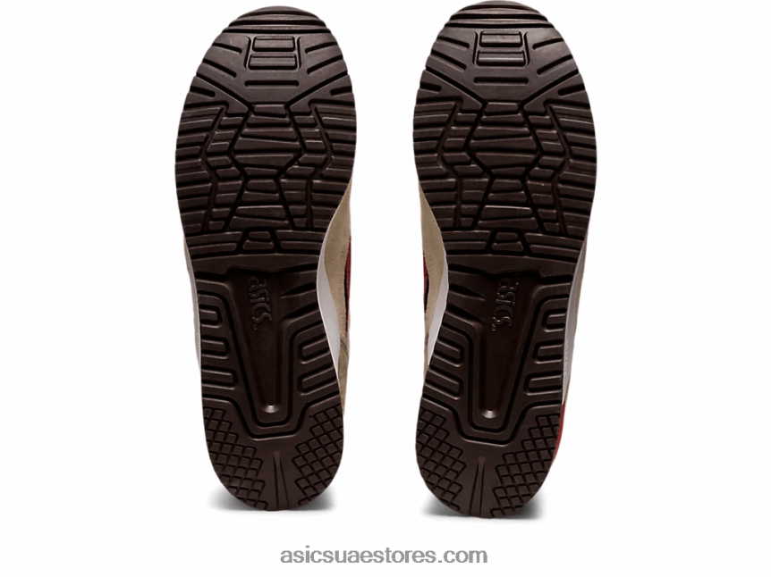 Asics تنبيه الدخان الرمادي / الأحمر جل لايت الثالث og 2N24DJ1094