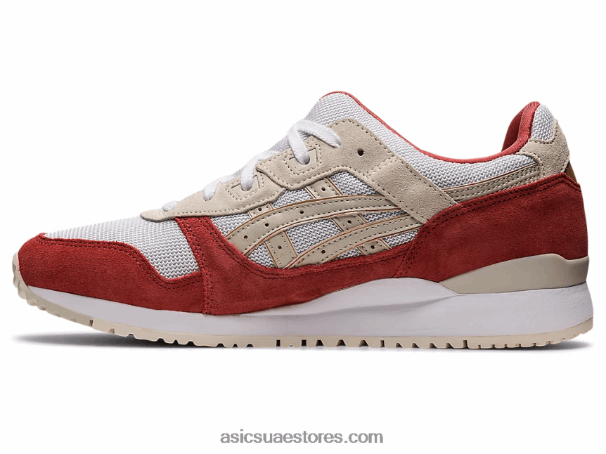 Asics أبيض / دخان رمادي جل لايت الثالث og 2N24DJ1124