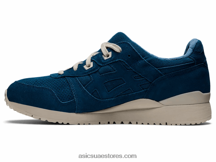 Asics نيلي فاتح / رمادي دخان جل لايت الثالث og 2N24DJ1294