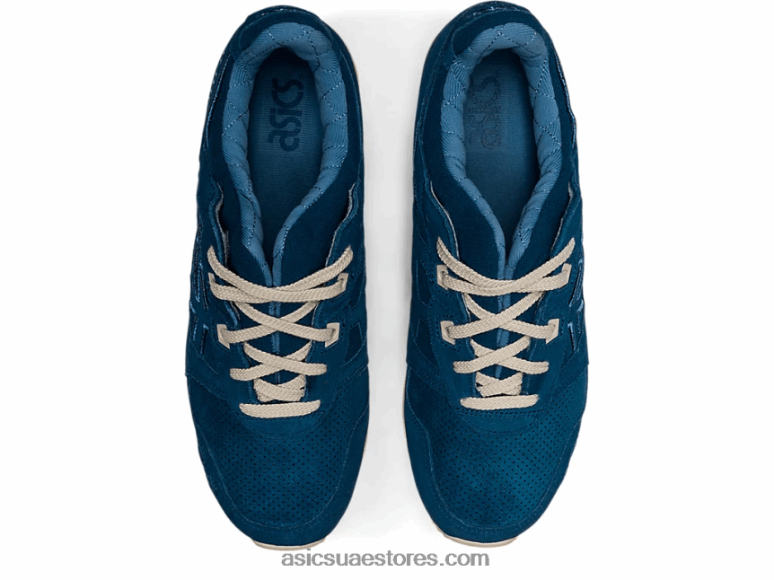 Asics نيلي فاتح / رمادي دخان جل لايت الثالث og 2N24DJ1294