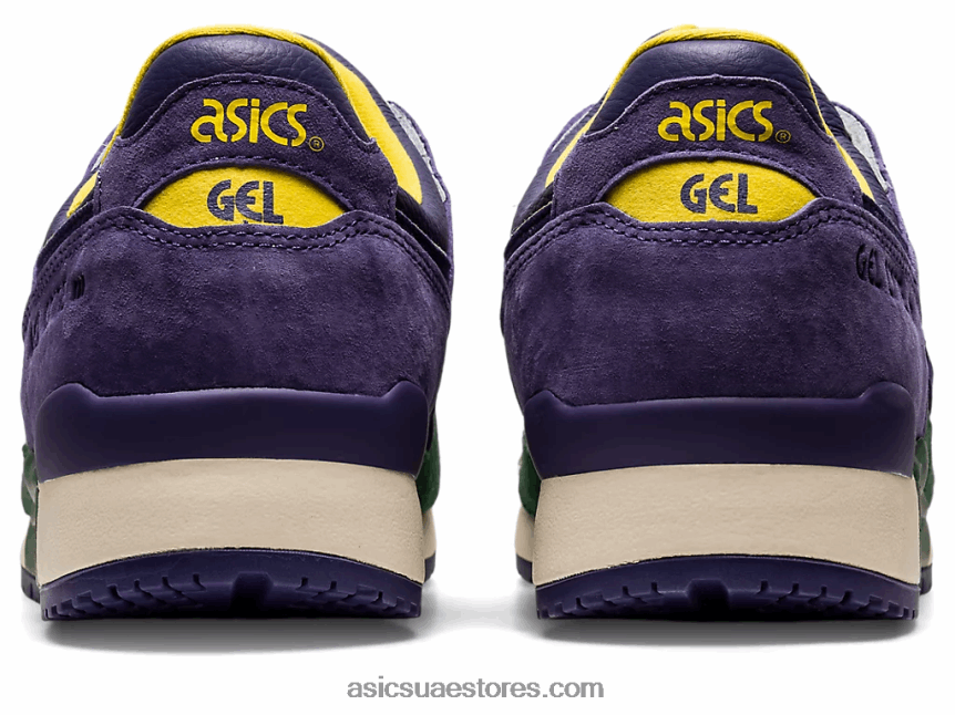 Asics صياد أخضر / بنفسجي غير لامع جل لايت الثالث og 2N24DJ1330